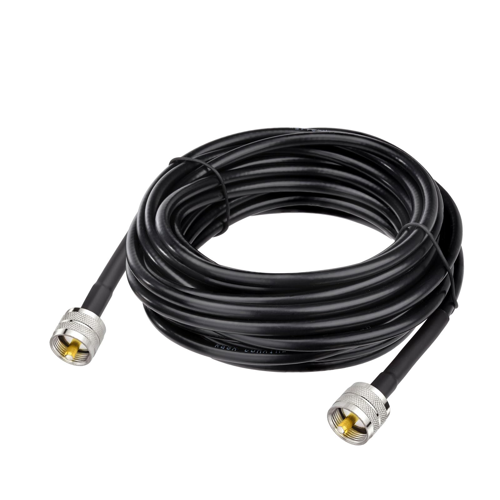 Superbat CB Coax Cable, RG8x Coaxial Cable 20ft UHF PL259 Male to Male Low Loss CB Antenna Cable 50 Ohm for HAM Radio, Antenna Analyzer, Dummy Load, SWR Meter, Black - Image 8