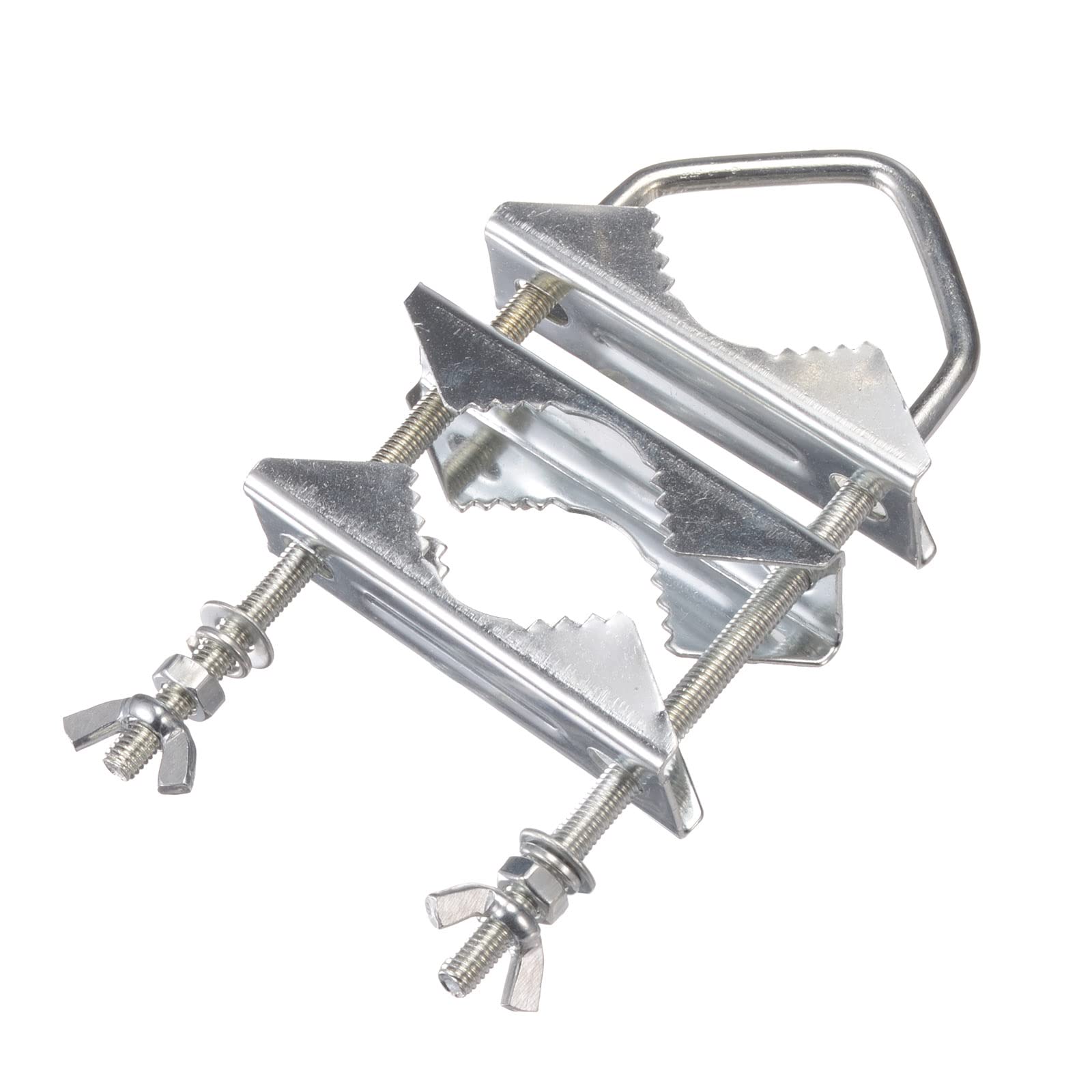 Superbat Double Antenna Mast Clamp V Jaw Block with U Bolts, Heavy Duty Mast to Mast Mount Bracket Kit for Outdoor Antenna 2 Sets - Image 4