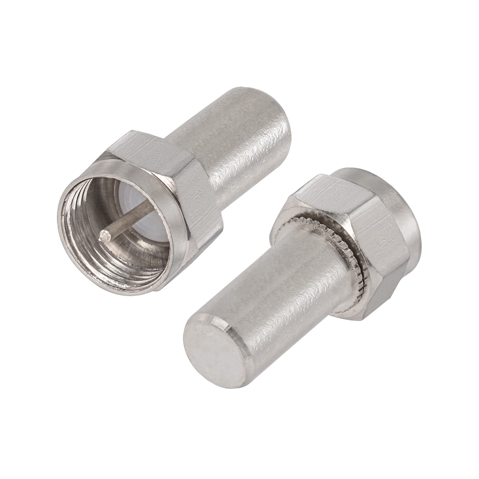 Superbat F-Type 75 Ohm Coaxial Terminator F Male Coax Cap Cover for Coax Splitter Coaxial Cable AMP TV Antenna Wall Plates 4-Pack - Image 5